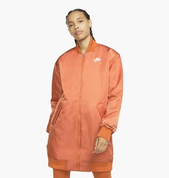 Бомбер женский Nike Nsw Tf Synfl Air Bomber Jkt XS Оранжевый DD4640-816