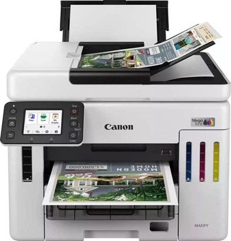 БФП Canon MAXIFY GX7140, A4, струменевий, кольоровий, Wi-Fi, Ethernet, USB, MegaTank, DADF, факс