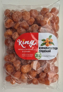 Кумкват в пудрі сушений King 1кг (мандарин)
