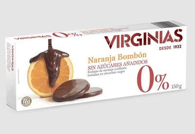 Цукаты в шоколаде Virginias без сахара без глютена 150 г