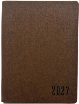 Ежедневник 2027г. Bourgeois А-6 к/з, интегральная обл. 9969 #