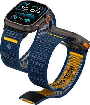 Ремінець Spigen Athlex Air для Apple Watch 6/7/8/9/10/11/SE/SE 3/Ultra 1/Ultra 2/Ultra 3 (44/45/46/49 mm) Blue (AMP09036)
