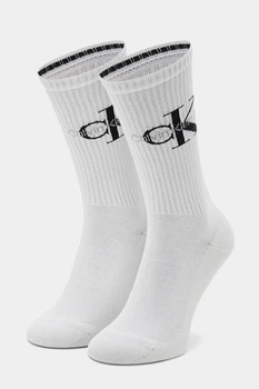 Білі високі шкарпетки Calvin Klein 5536 40-46