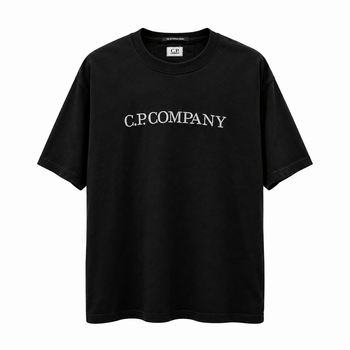 Мужская футболка хлопковая C.P Company XXL Black-White