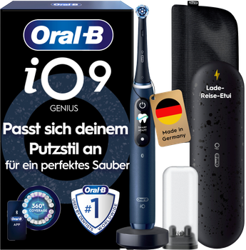 Elektryczna szczoteczka do zębów Oral-B iO 9 Sapphire Blue Luxe Edition