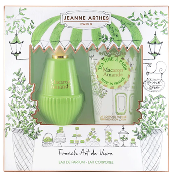 Zestaw damski Jeanne Arthes Tea Time In Paris Macaron Almond Woda perfumowana 100 ml + Balsam do ciała 150 ml (3430750939997)
