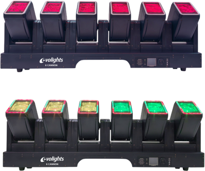 Efekt świetlny Evolights 6 Cannon