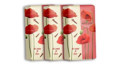 Happy Life, мыло (180г) Красный мак и гвоздика 5275782