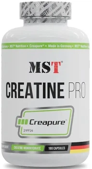 Креатин моногідрат MST Creapure Creatine Pro 180 капс