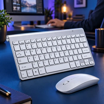 Беспроводной комплект клавиатура и мышь Webo WB-8066 2.4 ГГц с USB-приемником
