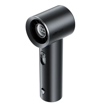 Вентилятор ручной Acefast YF1 с дисплеем LED Black (6974316286653)