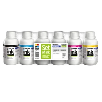 Комплект чернил ColorWay для Epson EW810 BK/C/M/Y/LC/LM Водорастворимые 6 x 200 ml (CW-EW810SET02)