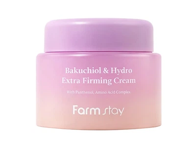 Крем для пружності шкіри з бакучіолом FARMSTAY BAKUCHIOL & HYDRO EXTRA FIRMING CREAM