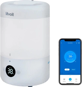 Увлажнитель воздуха Levoit Smart Humidifier Dual 200S HEAPHULVSEU0035 3 л белый 5273351