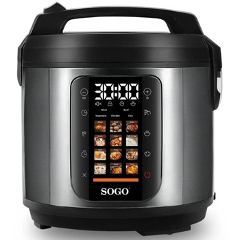 Мультиварка SOGO SS-10615 900 Вт серебристая 5273837