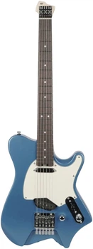 Безголова електрогітара HILS HNT1R S/MOB (Satin Metallic Ocean Blue)