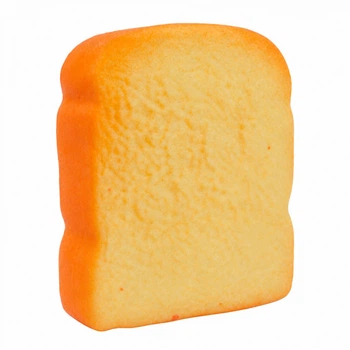 Детская игрушка сквиш-антистресс "Хлеб тост" Bambi SQ-BREAD размер 6,5х1,5х8,5 см