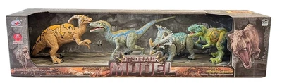 Игровой набор Атака хищников, 4 фигурки динозавров, Dino Toys 55156