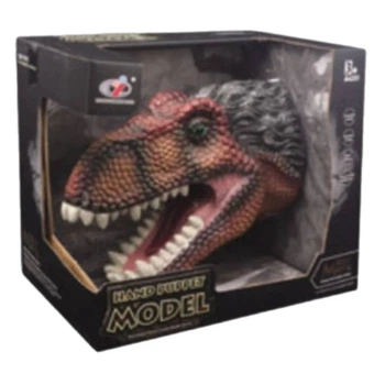 Іграшка на руку Динозавр коричнево-сірий Dino Toys