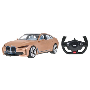 Радиоуправляемый автомобиль BMW i4 1:14 Rastar 20345, золотистый