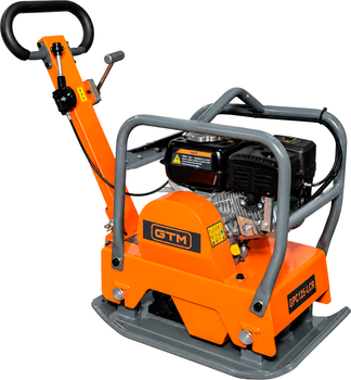 Віброплита GTM GPC125-LCR Loncin G200 4.8 кВт/6.5 к.с. з реверсом