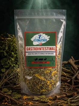 EcoNutrix Gastrointestinal - Повноцінний беззерновий корм для кроликів, мурчаків та шиншил 600 г