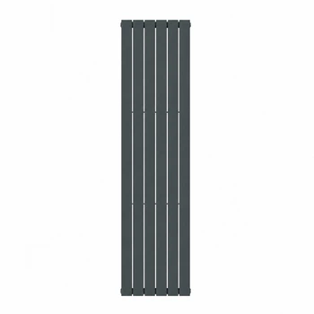 Вертикальний радіатор Largo Double 456х1800-6, anticor, антрацит ( 10845 )