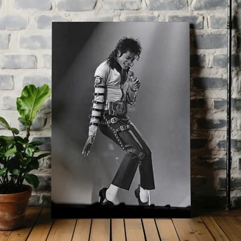 Інтер'єрна картина Майкл Джексон, Michael Jackson, декор в кімнату меломана, 60×43 см (id3455)