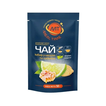 Чай Meal Time Імбир з медом та лаймом дойпак 50 г (Kt-120)
