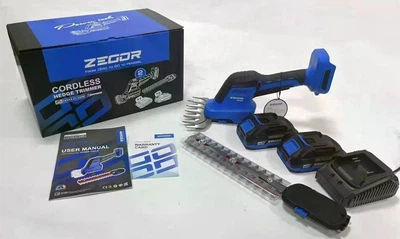 Кусторез аккумуляторный Zegor CHTAX-21-230D (серия-X. АКБ 2шт-21V. 2.0Ah.)
