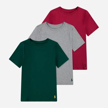 Набор детских футболок 3 шт для мальчика Ralph Lauren 34450821 (S) 134 см Разные цвета (1159863704)