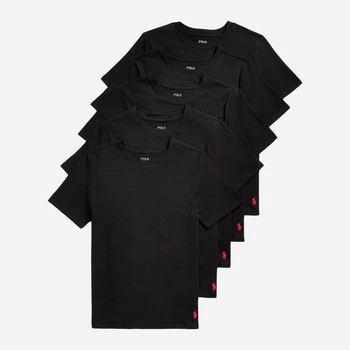 Набор подростковых футболок 5 шт для мальчика Ralph Lauren 303857488 (M) 146 см Черный (1159849289)