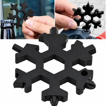 Мультитул викрутка 18 у 1 у вигляді сніжинки Snowflake Wrench Tool