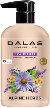 Dalas Cosmetics Крем-гель для душу ALPINE HERBS, 550 мл