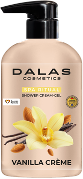 Dalas Cosmetics Крем-гель для душу VANILLA CRÈME, 550 мл