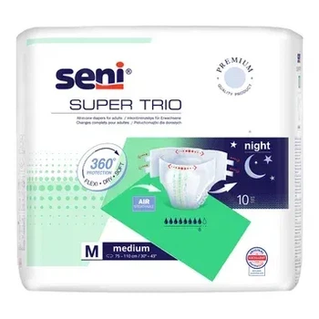 Підгузки для дорослих Seni Super Trio Medium (M), 10 шт (5900516803476)