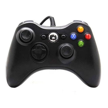 Игровой USB-джойстик типа X-Box Black