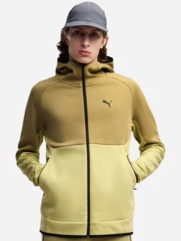 Толстовка на молнии мужская Puma Pumatech Full-Zip Hoodie 693951-66 S Песочная (4070033548950)