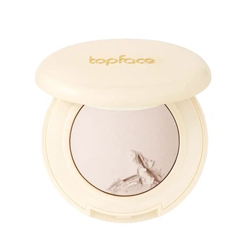 Пудра для лица запеченная TopFace ProHD Natural Glow PT704, 006 Deep Bronze Бронзовая