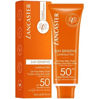 Молочный флюид для загара Lancaster Sun Senstitive Luminous Tan SPF 50, 50 мл