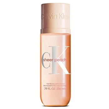 Парфюмерная дымка для тела и волос Calvin Klein Sheer Peach, 100 мл