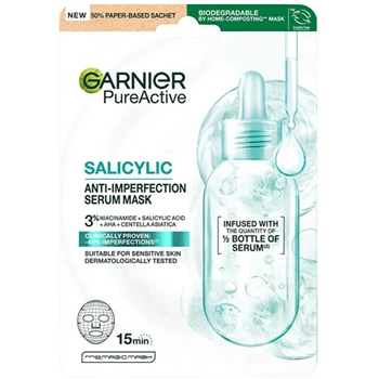 Маска-сыворотка для лица против несовершенств кожи Garnier Salicylic Serum Mask