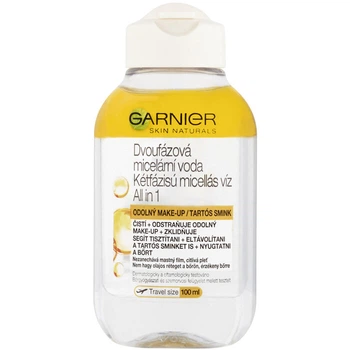 Двофазна міцелярна вода для зняття макіяжу Garnier Skin Active стійка до макіяжу, 100 мл
