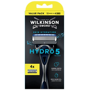 Мужская бритва с 4 сменными головками Wilkinson Sword Hydro 5 Skin Hydration 4 heads