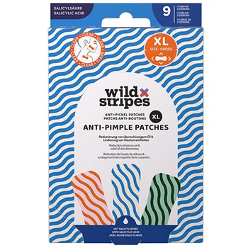 Гидроколлоидные пластыри от акне Wild Stripes Clear Anti-Pimple Patches XL
