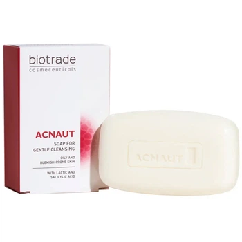Очищающее мыло для жирной и проблемной кожи Biotrade Acnaut, 100 г