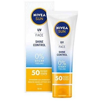 Солнцезащитный крем для лица Nivea Sun UV Face Shine Control SPF50, 50 мл