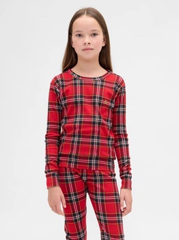 Подростковая пижамная кофта GAP 269053731 146 см Красная (1159859210)