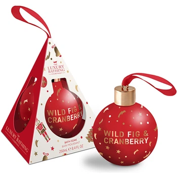 Пена для ванны The Luxury Bathing Company Christmas bauble Fig & Cranberry, 250 мл