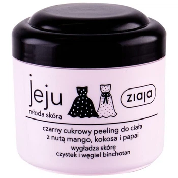 Скраб для тела Ziaja Jeju Black Sugar mango, coconut, papaya, 200 мл